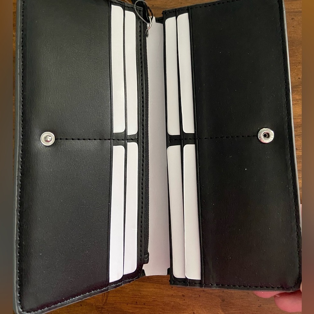 NWT MARC JACOBS LIGHT GREY GENUINE Leather Bifold Wallet Purse MSPR $165 Read - Picture 5 of 14